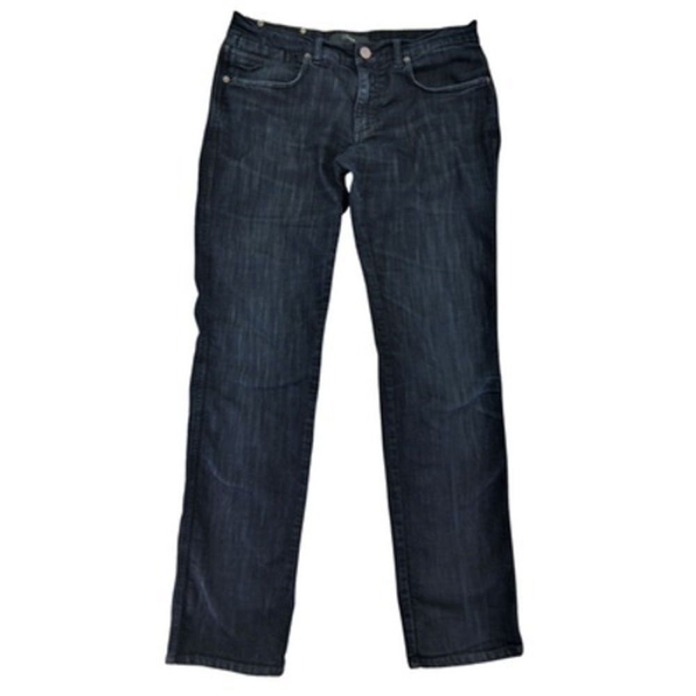 Z Zegna Jeans Mens 33x32 Blue Dark Wash Slim Skinny Fit Denim Casual Pants
